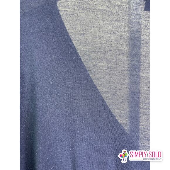 White House Black Market Womens Blouse Embellished V-Neck Dolman Sleeve Beaded L - Picture 7 of 10